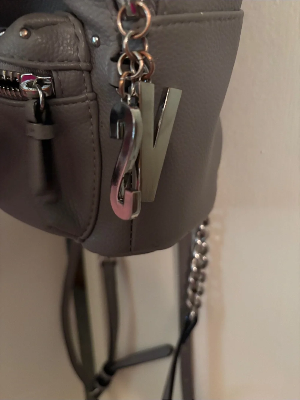 Victoria's Secret Gray Mini Studded Backpack